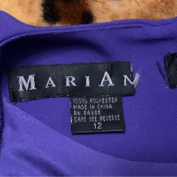 Marianne dress woman purple size 12 new - Picture 6 of 8